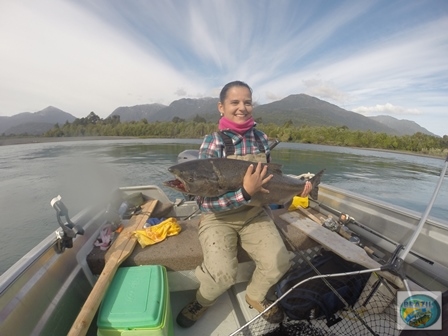 Fotos da pesca esportiva em Chaiten no Chile